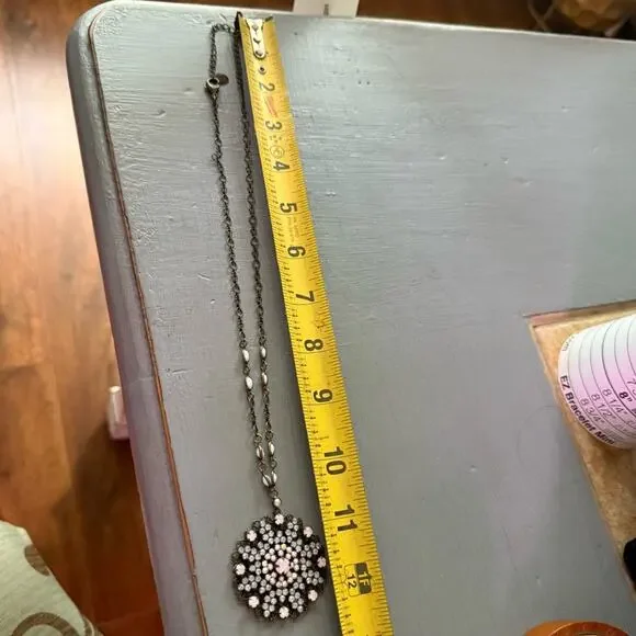 Sorrelli Crystal Brass Tone Pendant Necklace - Picture 6 of 11